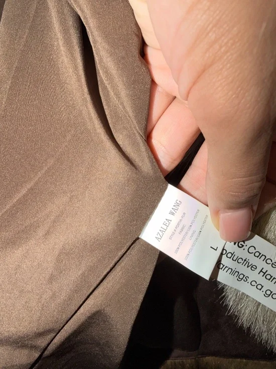 AZALEA WANG Portia Crop Faux Fur Jacket - Picture 5 of 6